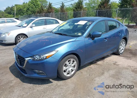 2017 Mazda Mazda3 Sport из США, поврежденный, VIN 3MZBN1U75HM122771